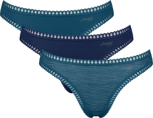 sloggi Sloggi Go Crush String C3P Blue XS