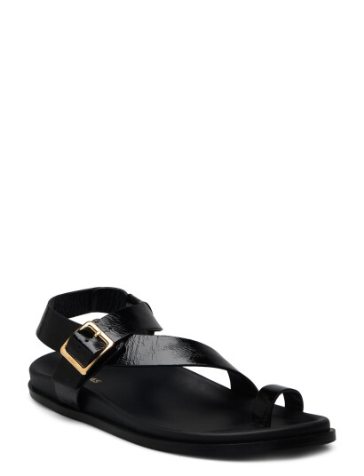 ALOHAS Siren Leather Sandals - Black - 39