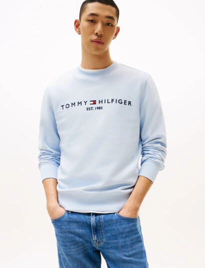 Tommy Hilfiger Tommy Logo Sweatshirt   Blue   XXL