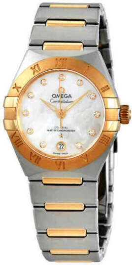 Omega Dameklokke 131.20.29.20.55.002 Constellation Co Axial 29Mm