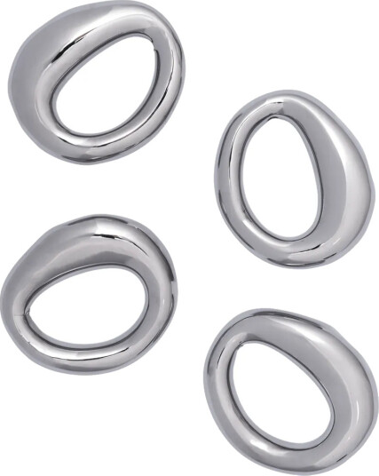 Ferm Living Orrith serviettring 4 pk Silver