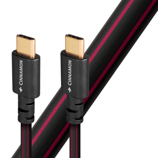 AudioQuest Cinnamon USB-C to USB-C USB kabel Rød AudioQuest Cinnamon USB-C to USB-C USB kabel Rød