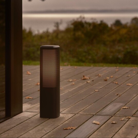 Sidara 45 cm pullert seaside IP44 Svart