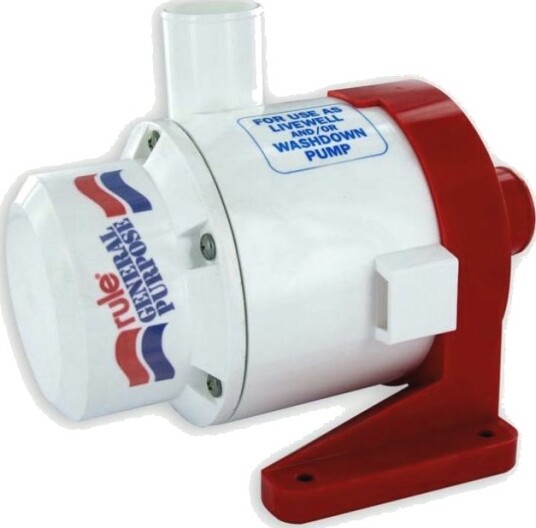 Rule GPH Spylepumpe - 12V - 15,5 Ah - 3800 GPH