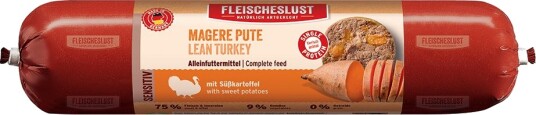 Fleischeslust Våtfôr Classic Mager Med Søtpotet Kalkun 12 X 800 G Fleischeslust Våtfôr Classic Mager Med Søtpotet Kalkun 12 X 800 G