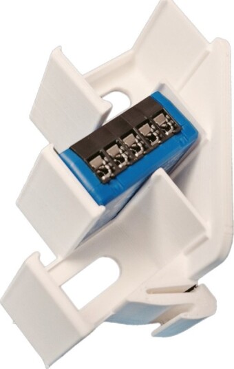 Light Solutions Shelly DIN skinne holder 3 x Mini modul Light Solutions Shelly DIN skinne holder 3 x Mini modul