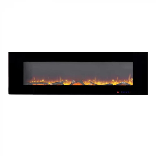 Scandiflames Electric Azurite 152 cm Vegghengt elektrisk peis Svart