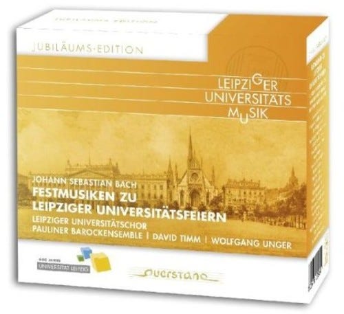Pauliner Barockensemble  Festmusiken Zu Leipziger Universitatsfeiern  CD