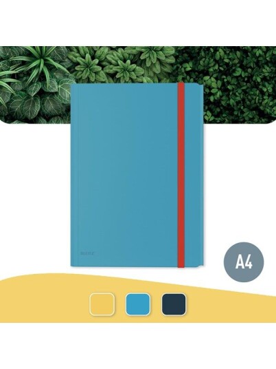 Leitz  Cosy PP strikkmappe med lomme, A4, sjbl