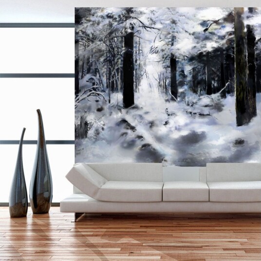 Fototapet Winter Forest 250x193 - Artgeist sp. z o. o.