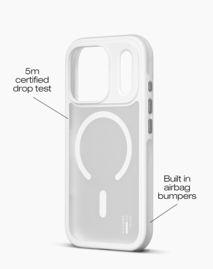 Ideal Of Sweden Bumper Magsafe Case  iPhone 17 Pro Cloudy White