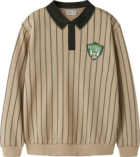 Name It Collegegenser Polo NkmLester Sesam Name It 7 8 år (122 128) Collegegenser Brun Grønn