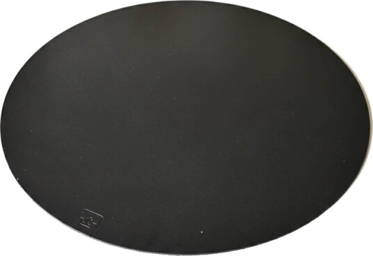 Nordan Home Bordbrikke i skinn rund 35 cm svart Nordan Home Bordbrikke i skinn rund 35 cm svart