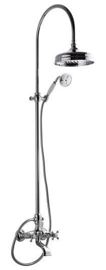 Tapwell Xcol022 Classic Takdusj for Badekar Krom Tapwell Xcol022 Classic Takdusj for Badekar Krom