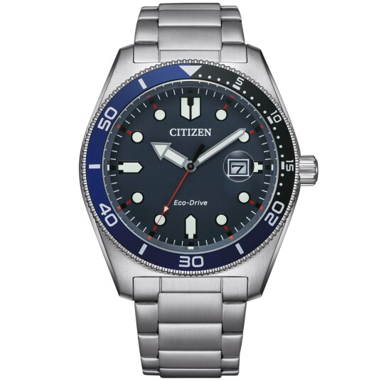 Citizen Marine Eco-Drive AW1761-89L - Herre - 43 mm - Analog - Kvarts urverk - Mineralglas