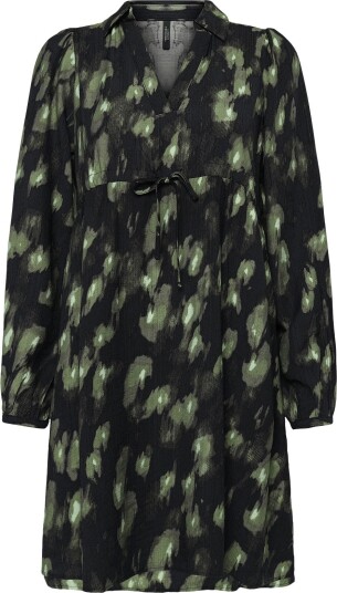 Vero Moda Maternity Vmmlanini L/S Short Dress Wvn Black L