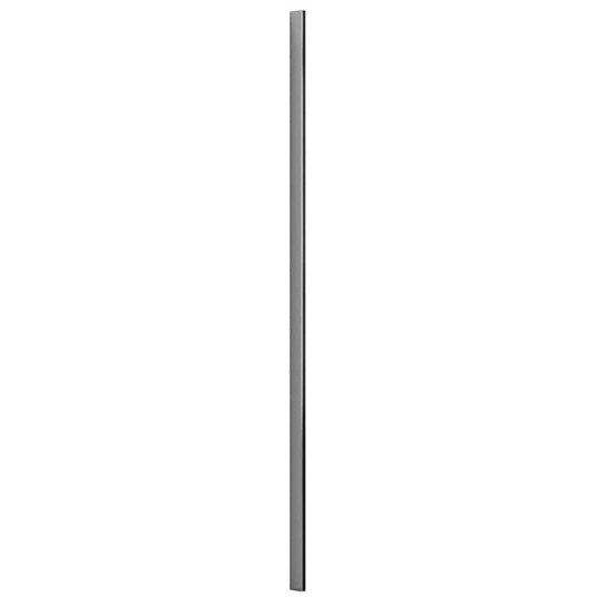 Dansani Match utvidelsesprofil, modell D, rørgjennomføring, krom chrome 197.5 cm x 2 cm