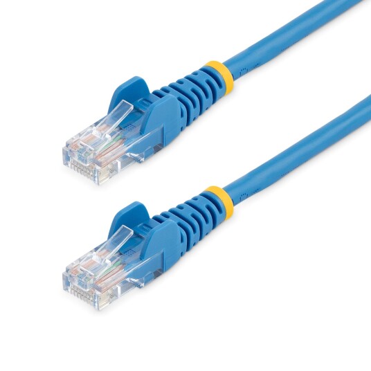 STARTECH 3M CAT 5E BLUE SNAGLESS ETHERNET RJ45 CABLE MALE TO MALE CABL