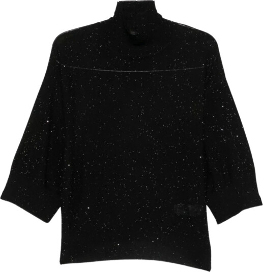 Fabiana Filippi Dame Strikkevarer Svart S, Fabiana Filippi Dame Strikkevarer Svart S,