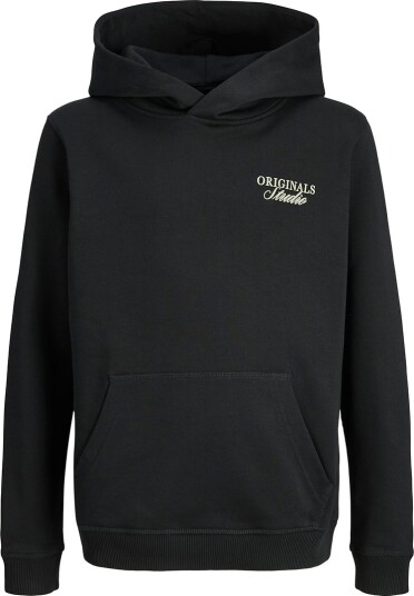Jack & Jones Jornorrebro Typo Back Sweat Hood Sn Jnr Black 140 Jack & Jones Jornorrebro Typo Back Sweat Hood Sn Jnr Black 140