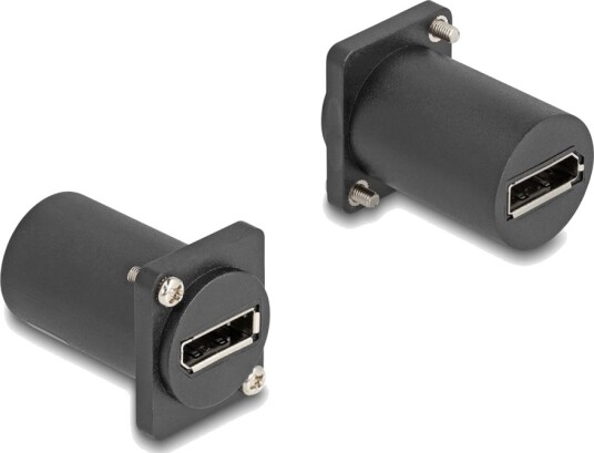 Delock D-Type Module Modulær Innsats Panelmonterbar Displayport Svart