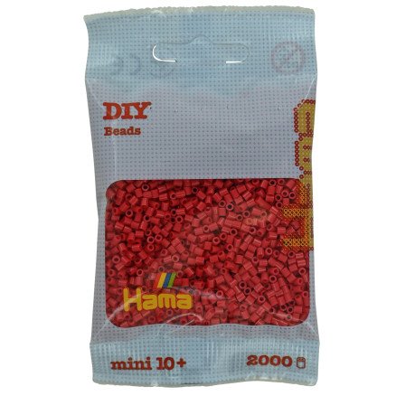 Hama Mini Perler 501 114 Cherry Red 2000 Stk.