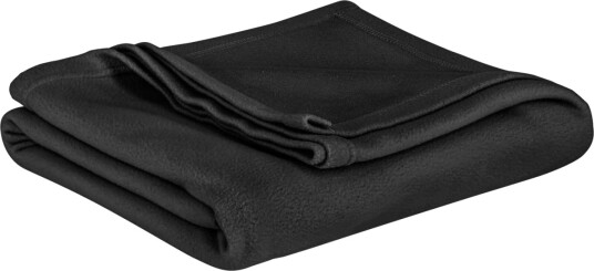 PULSIVA Pledd Kelsey; 100x150 cm BxL; Svart