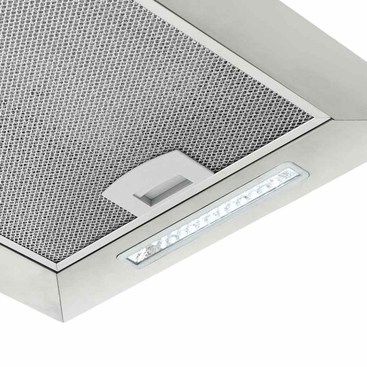 vidaXL Fritthengende kjøkkenvifte sensor LCD 37 cm rustfritt stål