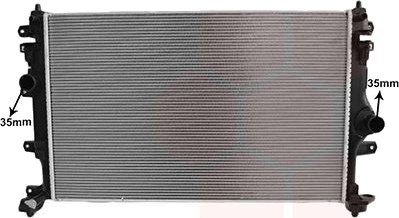 VAN WEZEL 53012722 Radiator motorkjøling