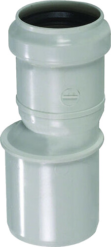 Reduksjon 32/40mm Plast Hvit for Drensrør