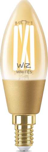 WiZ Lyskilde WA 4,9W C35 Gyllen E14 WiFi - 60421 WiZ Lyskilde WA 4,9W C35 Gyllen E14 WiFi - 60421