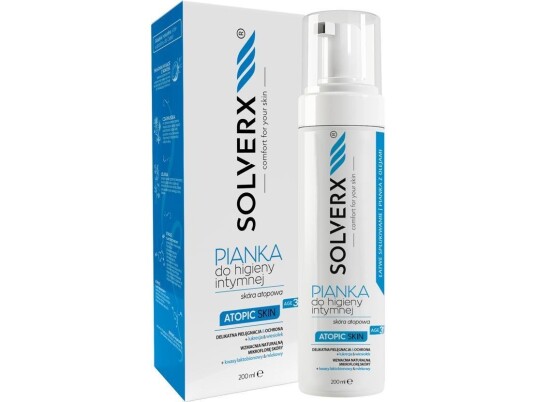 Solverx_ Atopisk Hudskum For Intim Hygiene For Atopisk Hud 200Ml Solverx_ Atopisk Hudskum For Intim Hygiene For Atopisk Hud 200Ml