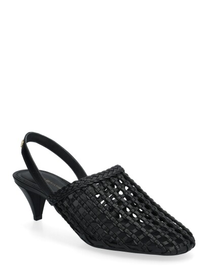 Tommy Hilfiger Th Woven Closed Toe Sandal - Black - 41