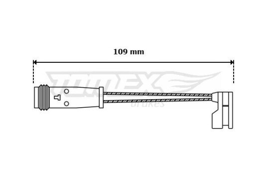 Slitasjevarsler bremseklosser TOMEX Brakes TX 30 55
