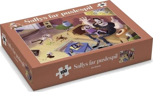 Carlsen Sallys Far Puslespill   100 Brikker