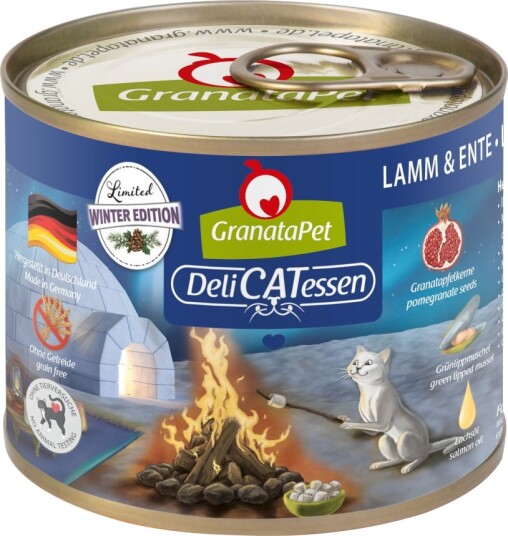 Granatapet Våtfôr Delicatessen Limited Vintermeny Sparepakke & And Lam 12 X 200 G
