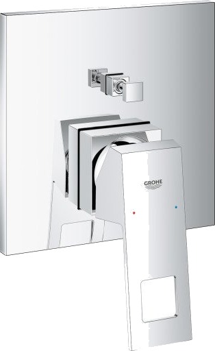 Grohe Eurocube Badekarbatteri For Innbygging Krom Grohe Eurocube Badekarbatteri For Innbygging Krom