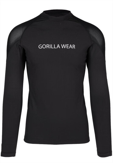 Gorilla Wear Lorenzo Performance Long Sleeve Sort genser