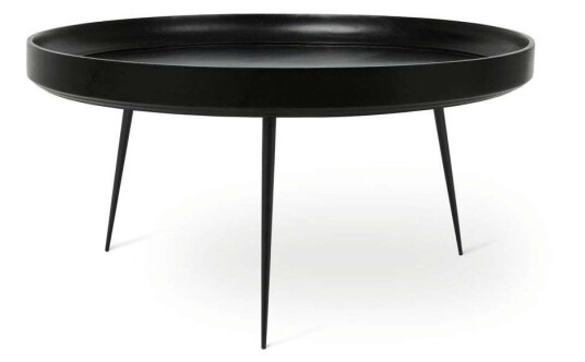Mater Bowl x-large bord mango svart, svart stativ