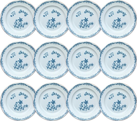 Ostindia Tallerken 21 cm 12 pk Ostindia Tallerken 21 cm 12 pk