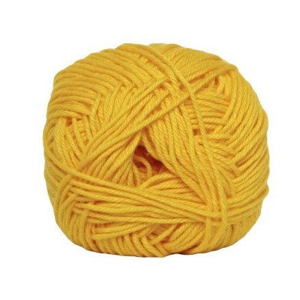 Hjertegarn Cotton nr. 8 324 Gult