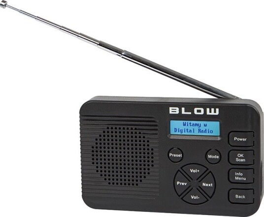 Blow RK4 Kjøkkenradio DAB+/FM Svart