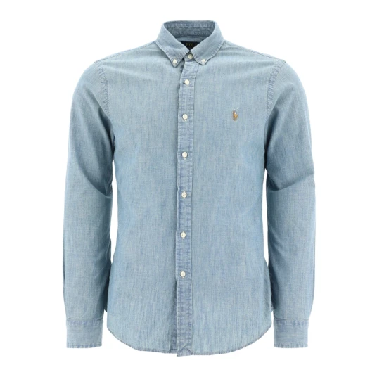 Polo Ralph Lauren Herre Skjorter Blå L, Polo Ralph Lauren Herre Skjorter Blå L,