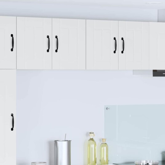  Kjøkkenskap 2 pcs Hvit 60 x 31 x 40 cm Konstruert tre
