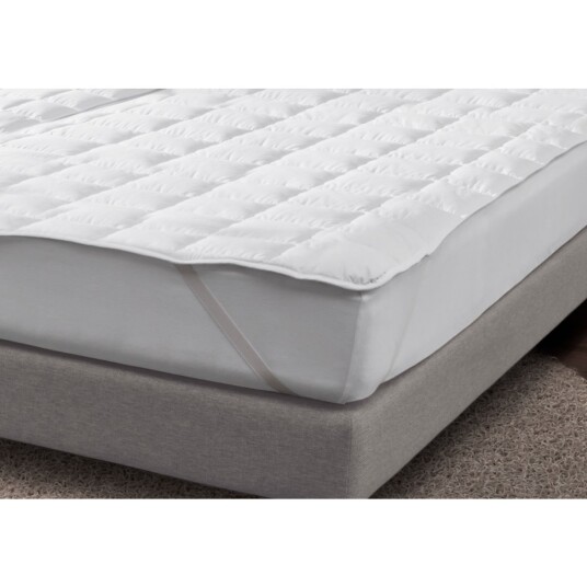 ERWIN M. Overmadrass Basic Dream syntetiske fibre 140x200x1 cm (BxLxH) Hvit