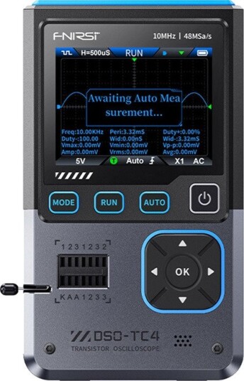 FNIRSI Oscilloskop DSO-TC4 3-i-1 Mini 2.8" TFT, 10 mhz