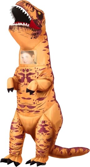 Oppblåsbar T Rex Kostyme