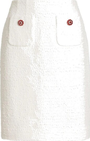 Dolce & Gabbana Dame Skjørt Hvit L,