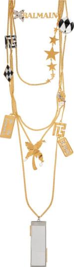 Balmain Dame Accessories Gul ONE SIZE, Balmain Dame Accessories Gul ONE SIZE,
