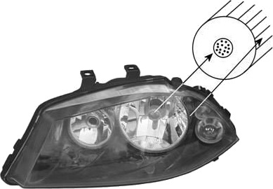 VAN WEZEL 4917963 Frontlykter